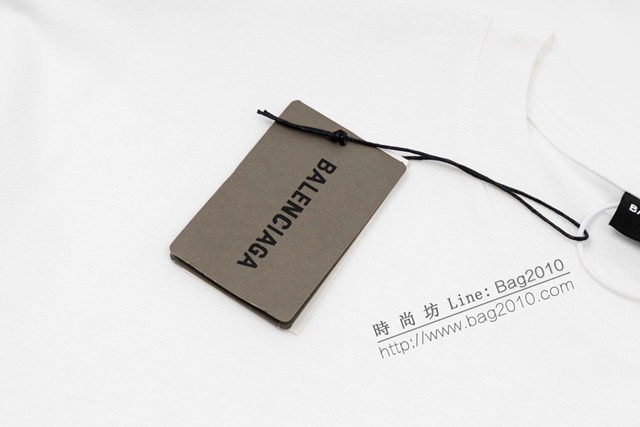Balenciaga專櫃巴黎世家2023SS新款龜裂印花T恤 男女同款 tzy2639